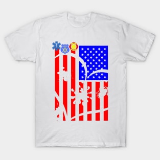 Distressed American Flag T-Shirt